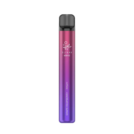 Elf Bar V2 600 Disposable Vape - Grape Raspberry