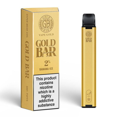 Gold Bar Disposable Vape - Banana Ice