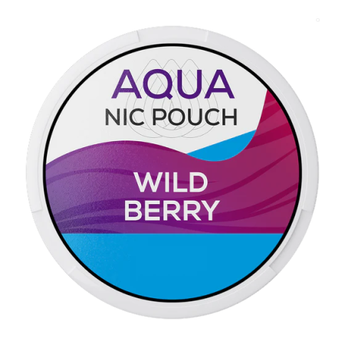 Aqua Nicotine Pouches - Wild Berry