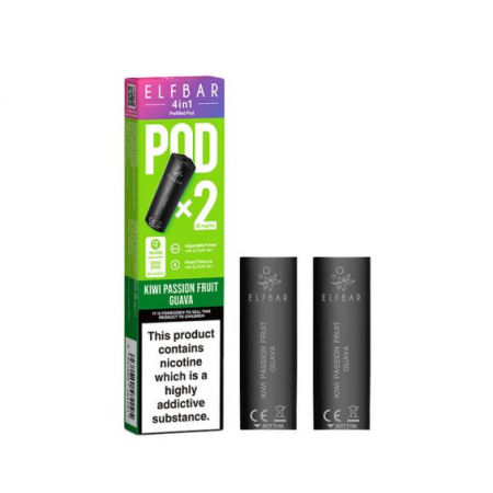 ElfBar 4 in 1 Pre Filled Pods - Kiwi Passionfruit Guava