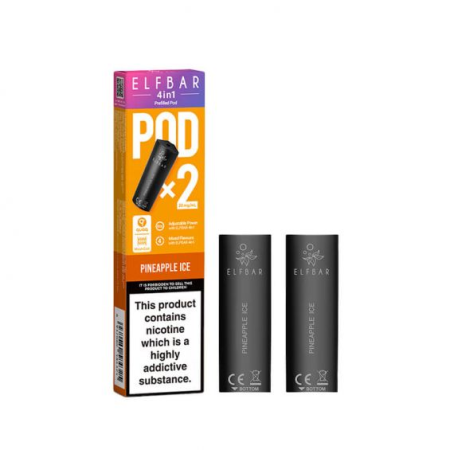 ElfBar 4 in 1 Pre Filled Pods - Pineapple Ice