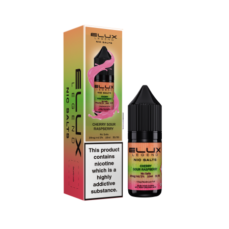 Elux Nic Salt E-liquid - Cherry Sour Raspberry