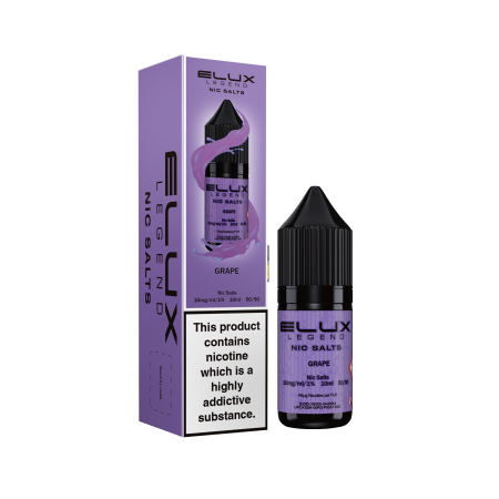 Elux Nic Salt E-liquid - Grape