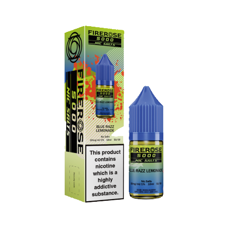 Firerose 5000 Nic Salts - Blue Razz Lemonade