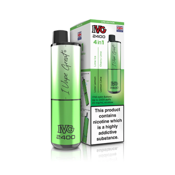 IVG 2400 4 in 1 Vape - Lime Edition