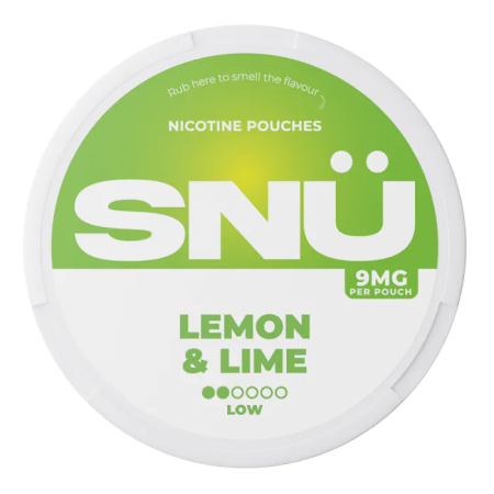 SNU Nicotine Pouches - Lemon Lime