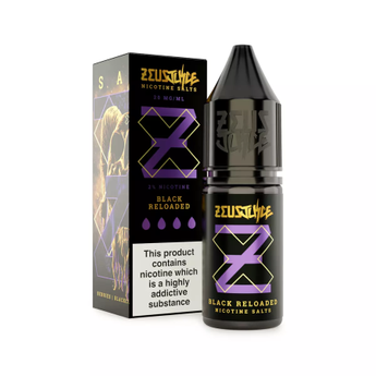 Zeus Juice Nic Salt Eliquid - Black Reloaded