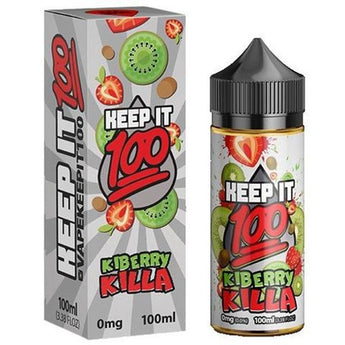 Keep It 100 Kiberry Killa 100ml High Vg 0MG E-Liquid - vapesdirect