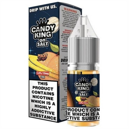 Candy King on Salts 10ml - Peachy Rings - vapesdirect