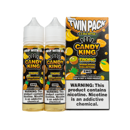 Dripmore Bubblegum TwinPack Shortfills Tropik - vapesdirect