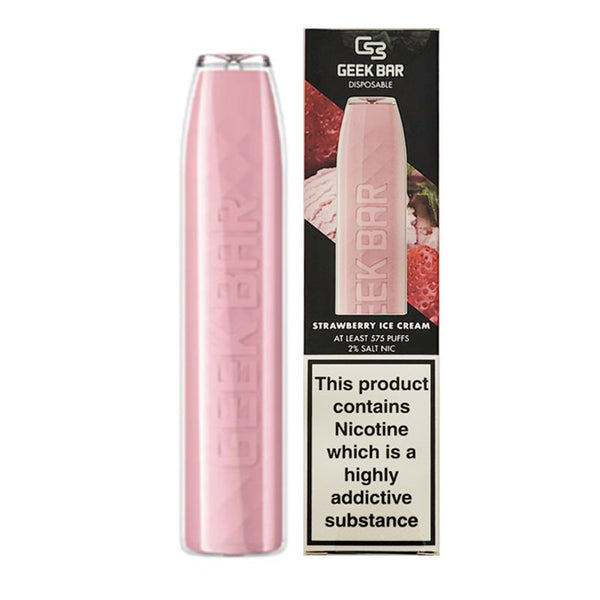 Geek Vape Geek Bars -Strawberry Ice Cream - vapesdirect