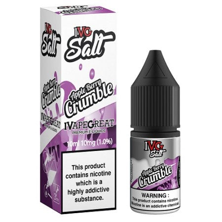 IVG 10ml Nic Salts - Apple Berry Crumble - vapesdirect