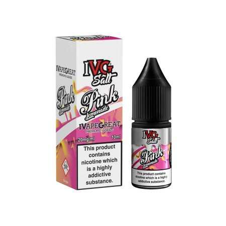 IVG 10ml Nic Salts - Pink Lemonade - vapesdirect