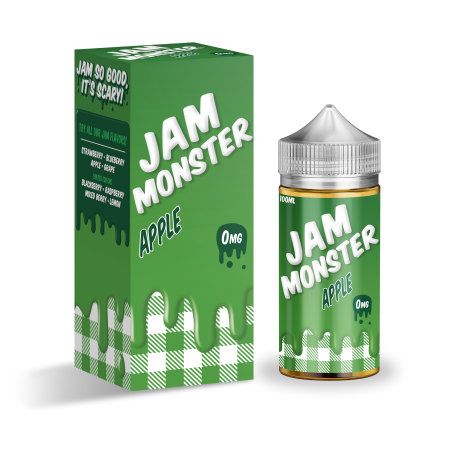 Jam Monster 100ml Shortfill Apple - vapesdirect