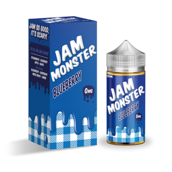 Jam Monster 100ml Shortfill Blueberry - vapesdirect