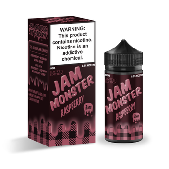 Jam Monster 100ml Shortfill Raspberry - vapesdirect