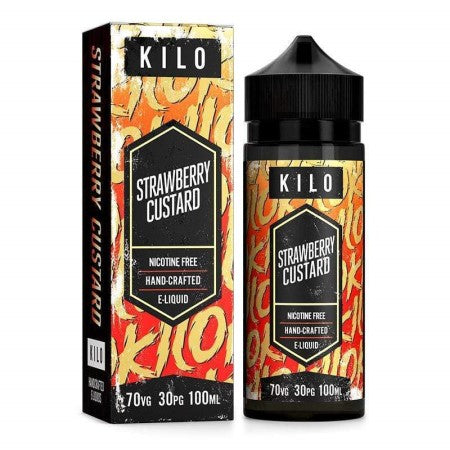 Kilo Moo Series - Strawberry Custard - Shortfill Eliquid - vapesdirect